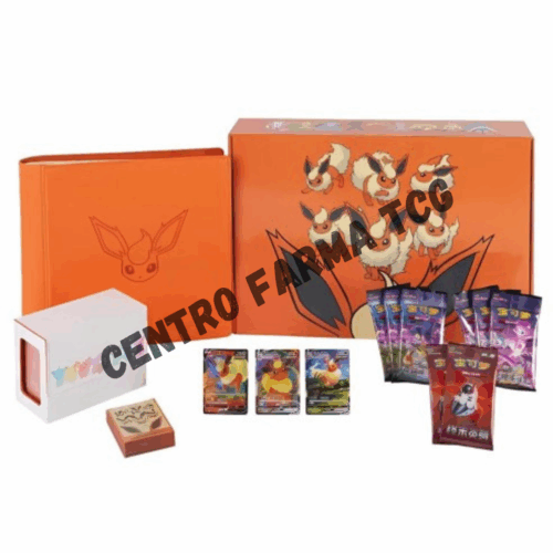 Pokemon Eevee GX Advanced Flareon Gift Box (CHI)