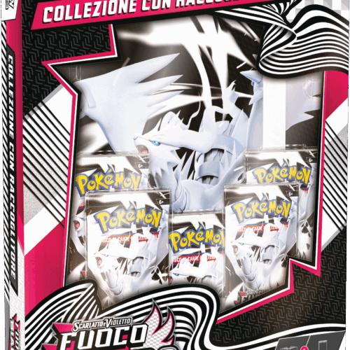 Pokemon Scarlatto e Violetto Collezione con Raccoglitore Fuoco Bianco (ITA)