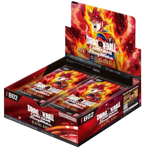 Dragon Ball Super Card Game Fusion World Blazing Aura Booster Box  FB02 (ENG)