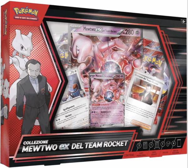 Pokemon Collezione Mewtwo ex del Team Rocket (ITA)