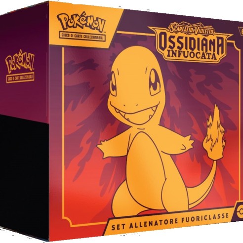Pokémon Set Allenatore Fuoriclasse Scarlatto e Violetto Ossidiana Infuocata (ITA)
