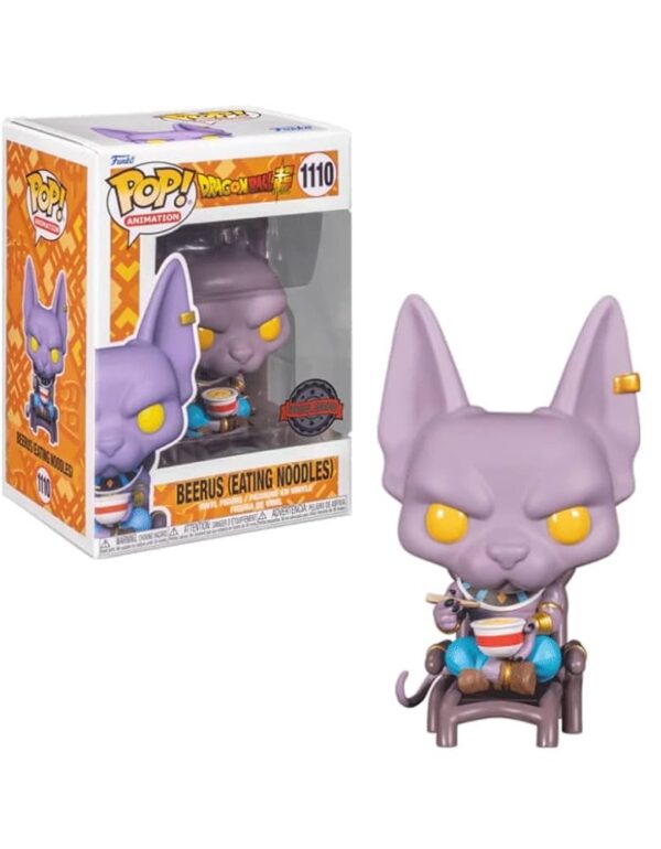Funko Pop Dragon Ball Super Beerus (Eating noodles) 1110