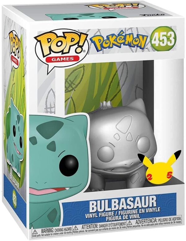 Funko Pop Pokemon Bulbasaur 453 25th Anniversary