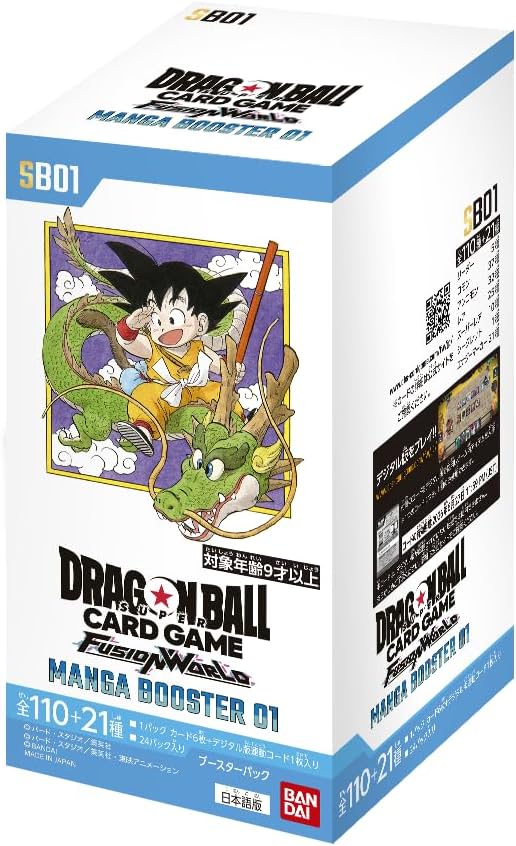 Dragon Ball Super Card Game Fusion World Booster Box Manga Booster SF01 (JAP)