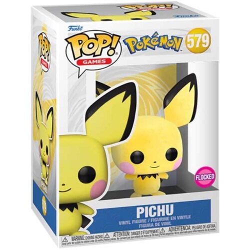 Funko Pop Pokemon Pichu 579 Flocked