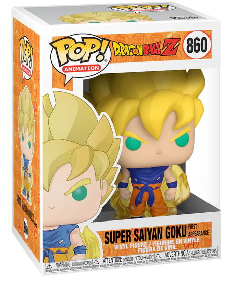 Funko Pop Dragon Ball Z Super Saiyan Goku with appearance 860