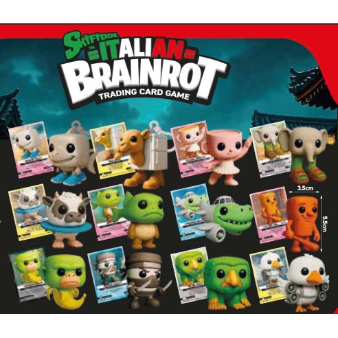 Italian Brainrot - Bustina Portachiavi + Carta Speciale
