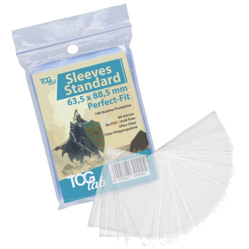 TcgLab Standard Sleeves Perfect Fit Ultra Clear